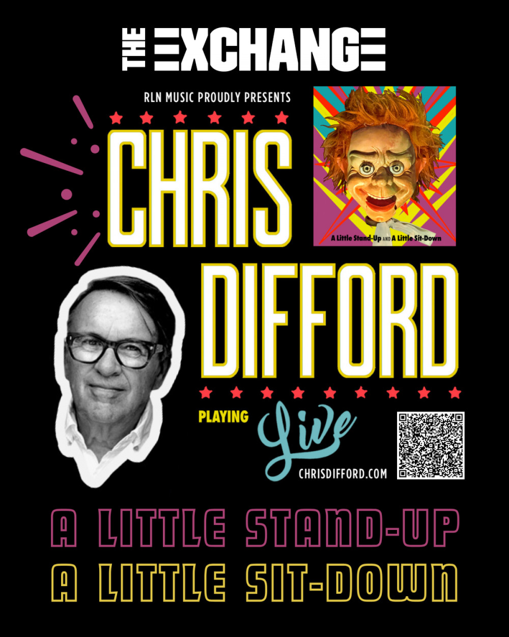 Chris Difford – A Little Stand-Up and A Little Sit-Down
