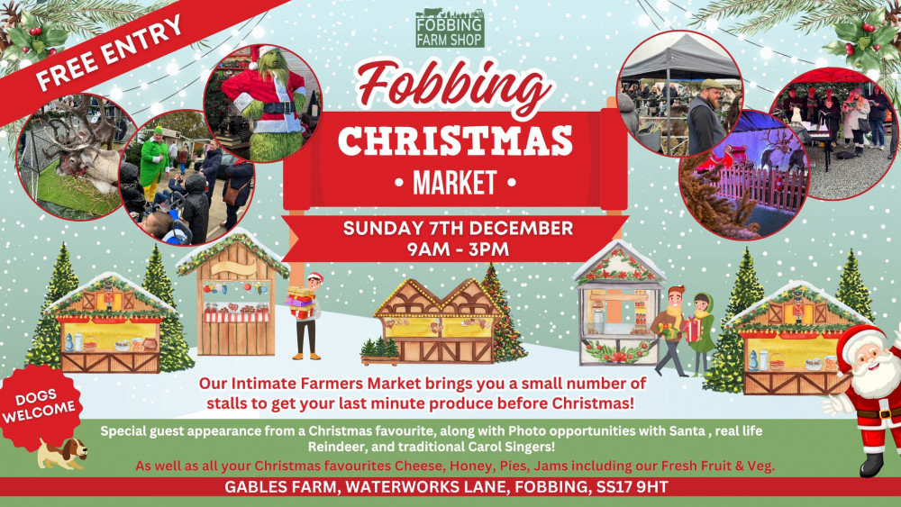 Fobbing Farm Shop Christmas Farmer's Market