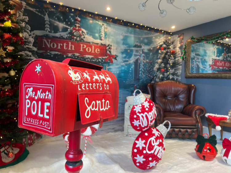 GEC Home Improvements have unveiled a winter wonderland at their Macclesfield showroom (Credit: Nub News)