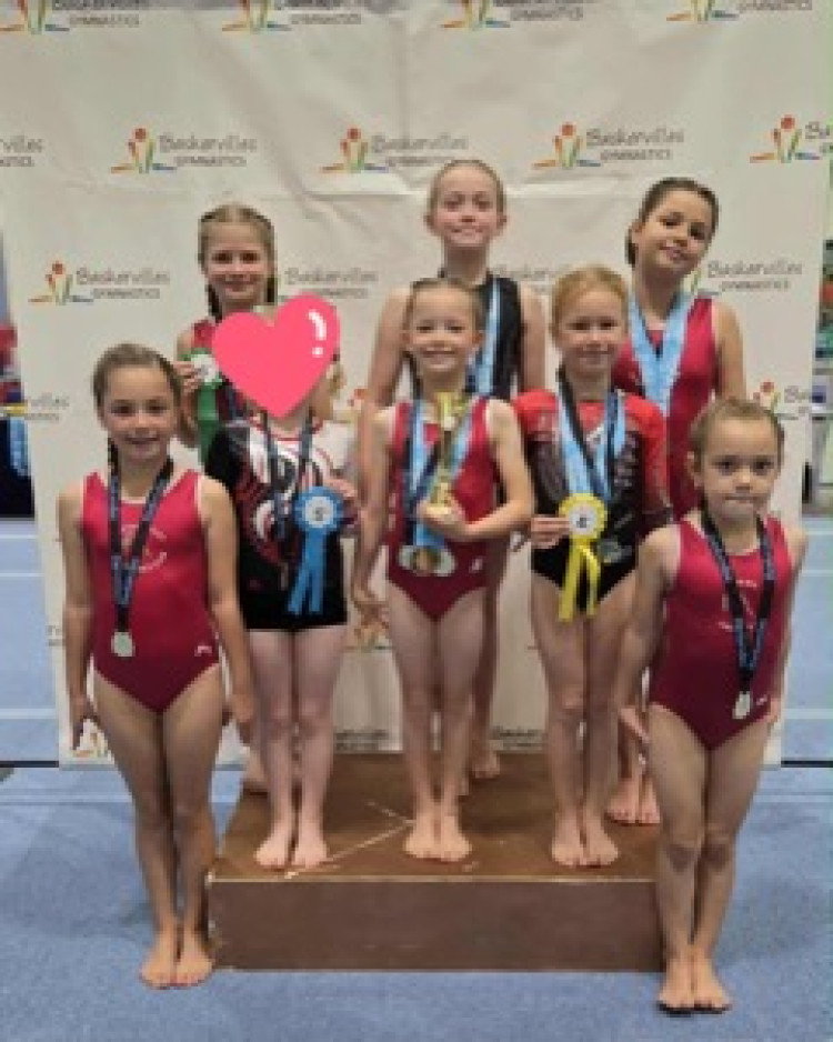 Youngsters from Shepton Mallet Gymnastics Club shine at Bristol event with champions in multiple age groups