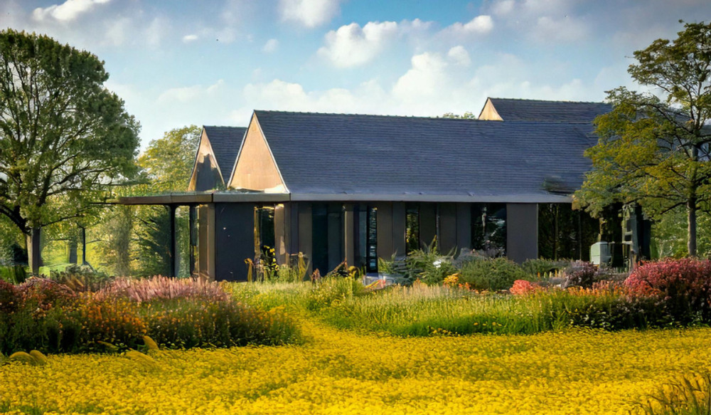 A computer generated image of how the new crematorium would look (Credit: Elegy)