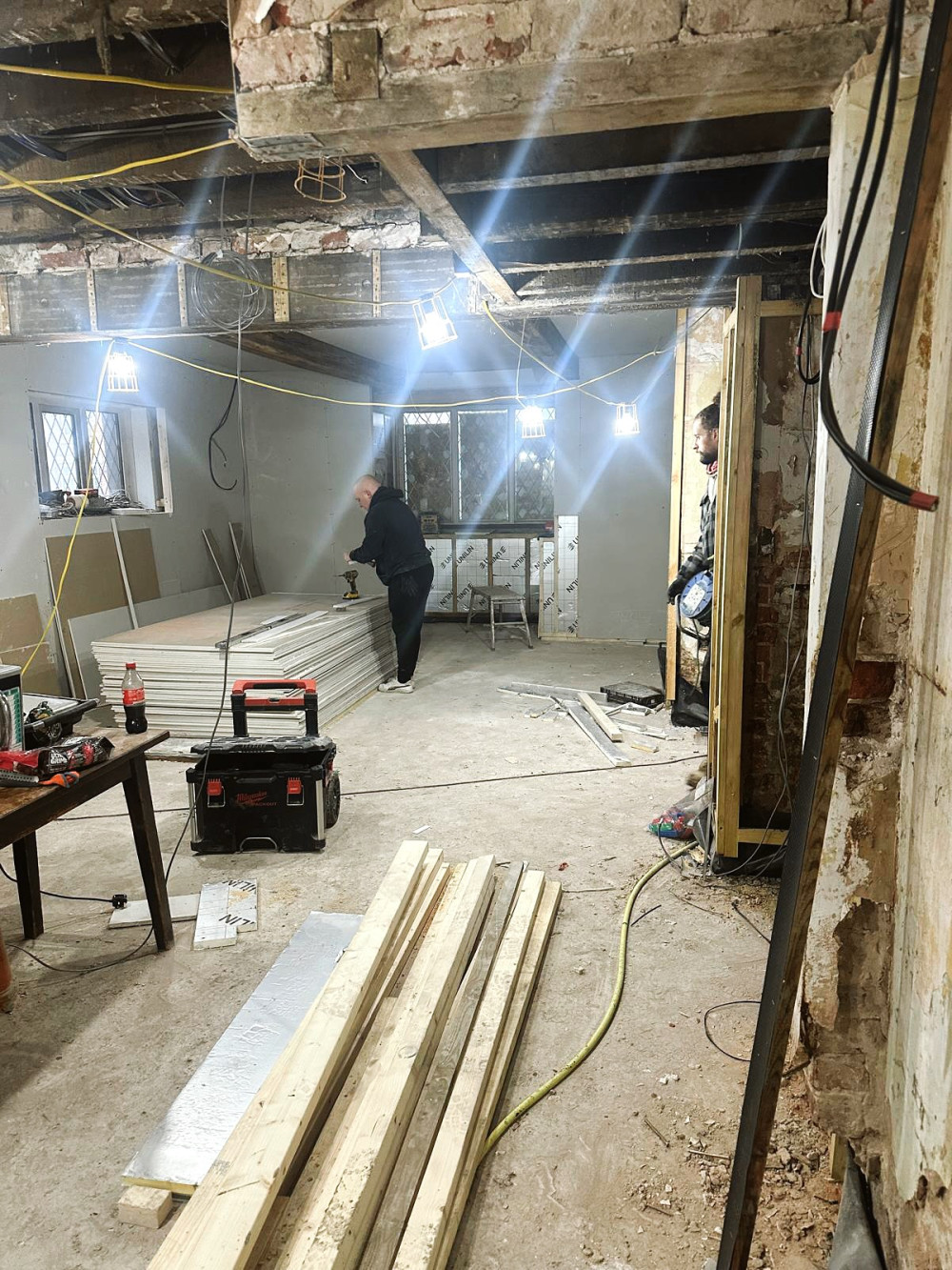 Work continues on the revamp of The Royal Oak in Rode Heath by its new owners, the Brownlow Inn. (Photo: The Royal Oak)
