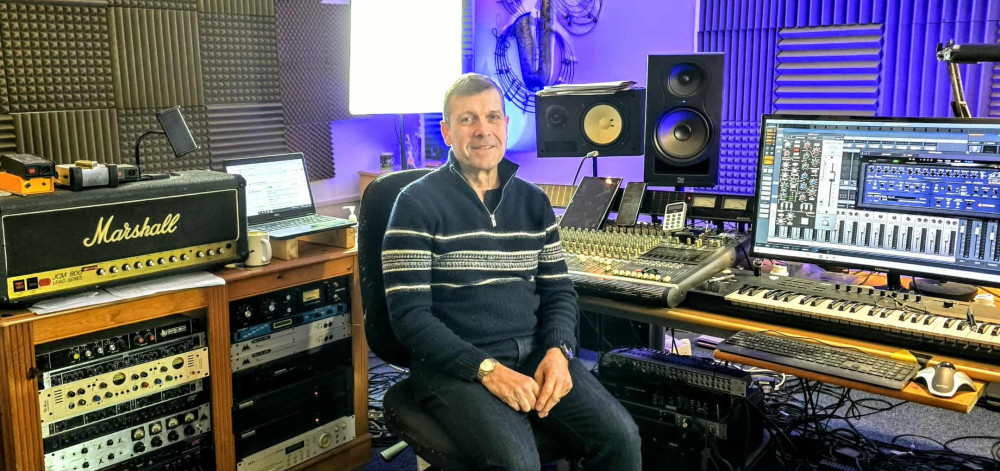 Arena Recording Studio was founded by professional music producer, teacher and musician of over 35 years, Chris Cragg (Photo: Ryan Parker).