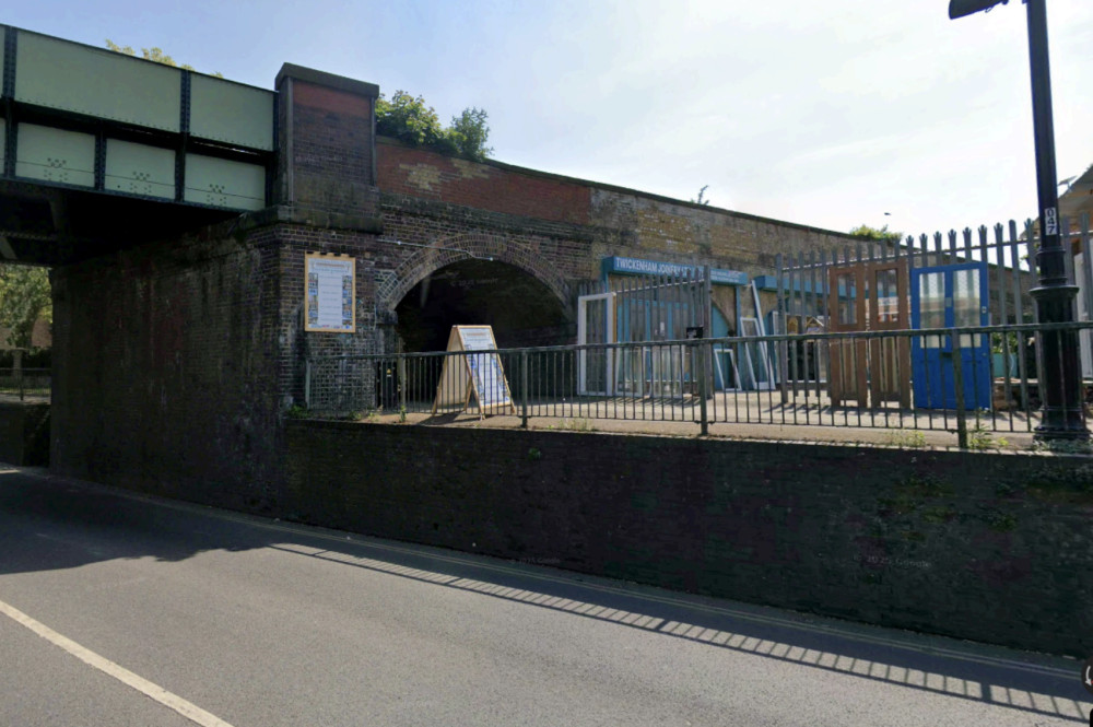A proposal has been lodged to use the arches beneath the Heath Road railway bridge in Twickenham for a joinery workshop (credit: Planning application).