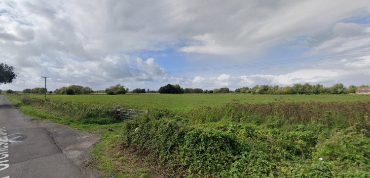 View of proposed solar farm site on Porchestall Drove in Glastonbury. CREDIT: Google Maps