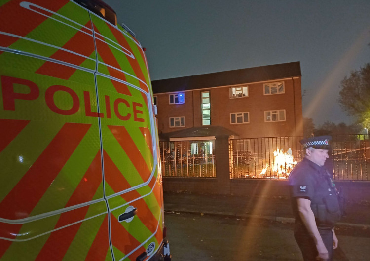 Police were called to a number of dangerous and anti-social incidents across Stockport this bonfire night (Image - GMP)