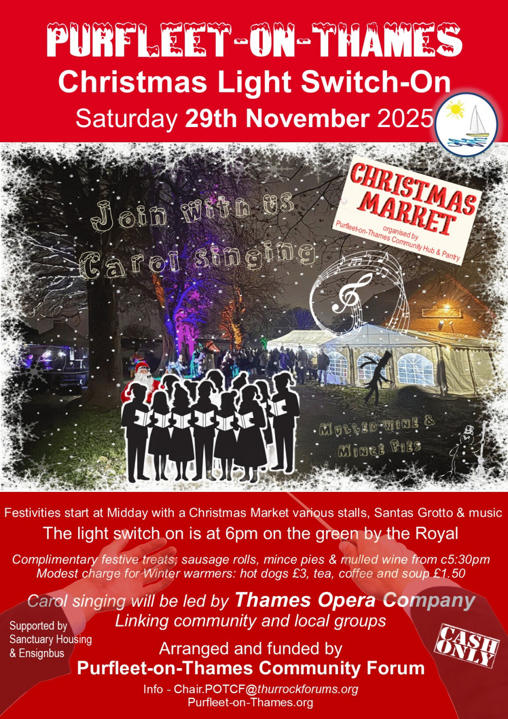 Purfleet-on-Thames Christmas Light Switch On