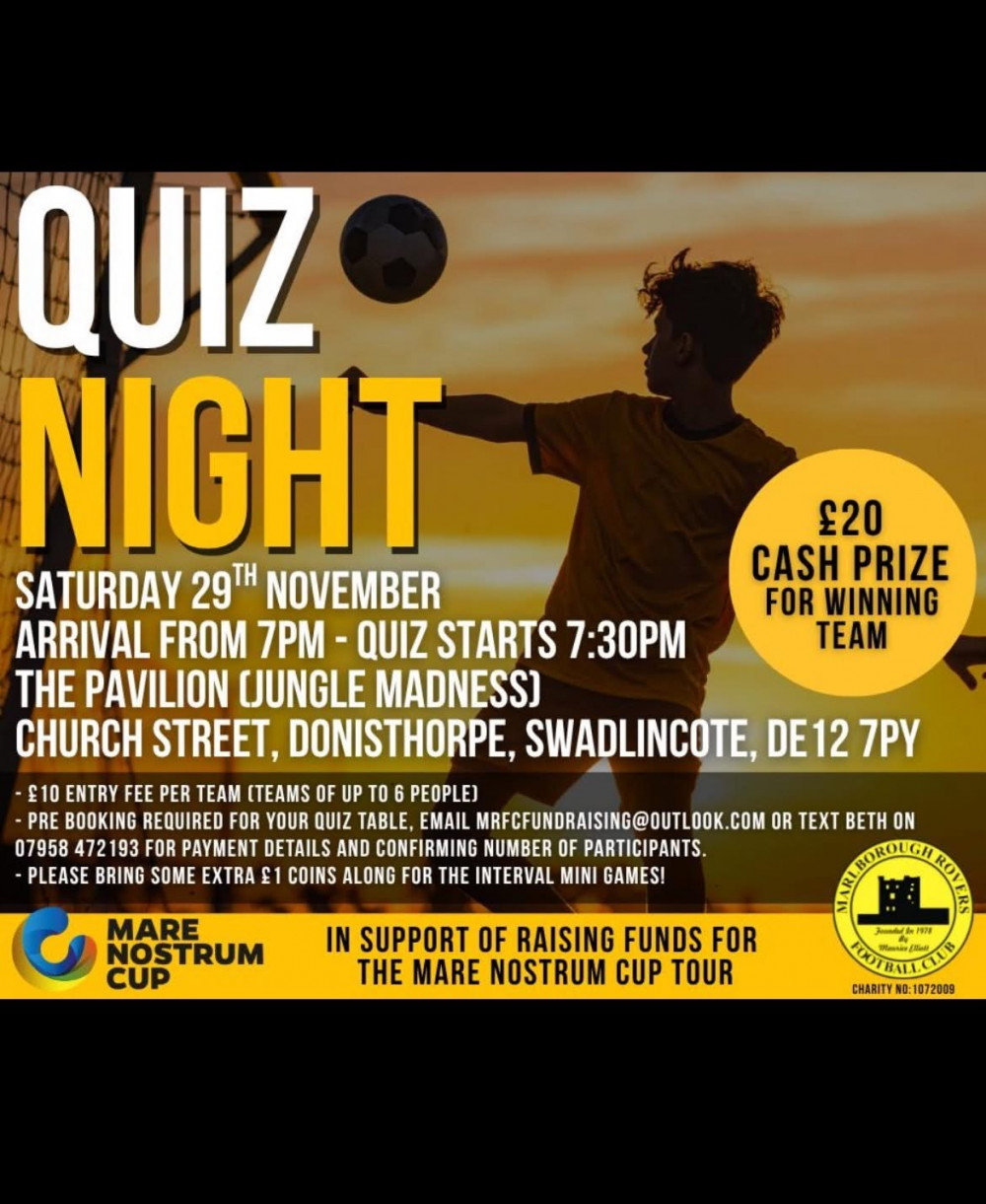 Marlborough Rovers Quiz Night 