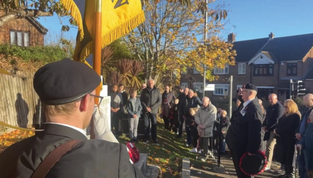 A final salute at Turps Corner by Rod Oakley. 