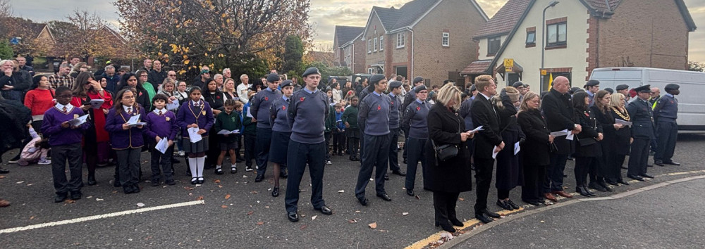The scene at Chafford Hundred today. 