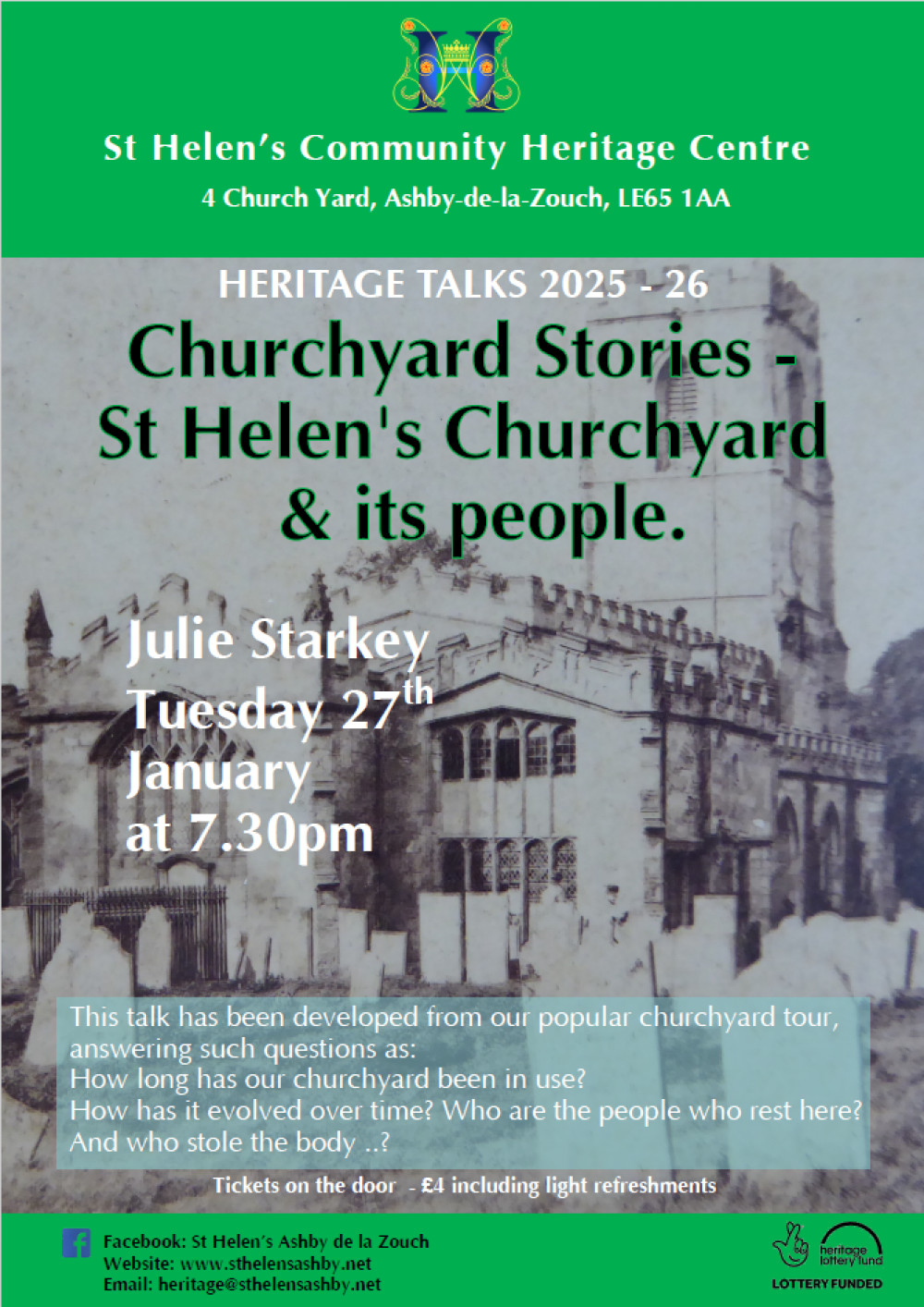 Churchyard Stories - St Helen's Churchyard & its people