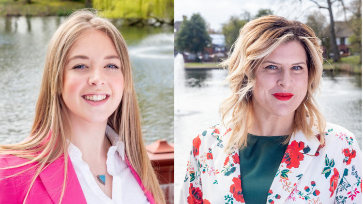 Heather Blurton (left) and Maxine Clark (right) are now sitting as independent members of Stoke-on-Trent City Council (images via LDRS)