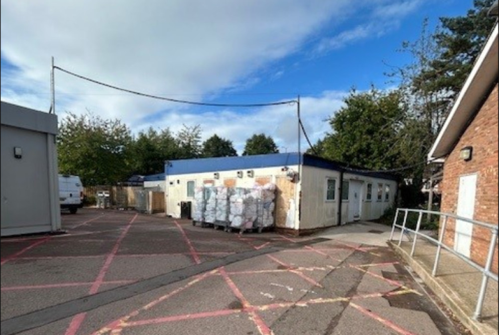 The unit at Warwick Hospital can now be demolished (image via planning application)