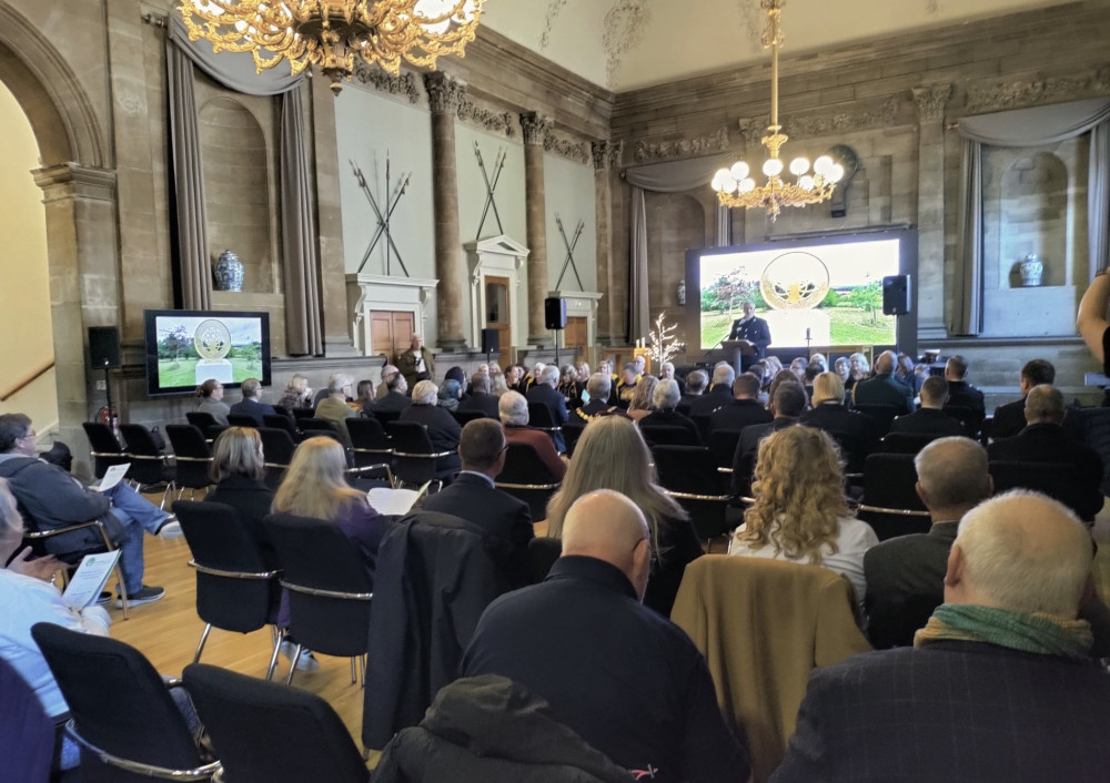 During the service, attendees will have the opportunity to place a leaf or a photograph on a memorial tree, serving as a tribute to their loved ones (image via Warwickshire Police)
