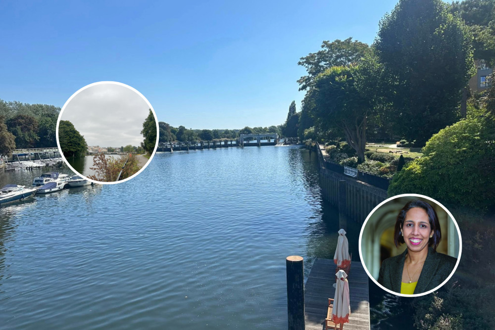 'I’m supporting the local campaign for Bathing Water Designation along our stretch of the River Thames,' says Munira Wilson MP (Credit: Tilly O'Brien)