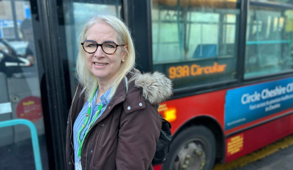 Councillor Kay Wesley was one of the first people to try out the new service (Credit: Kay Wesley)