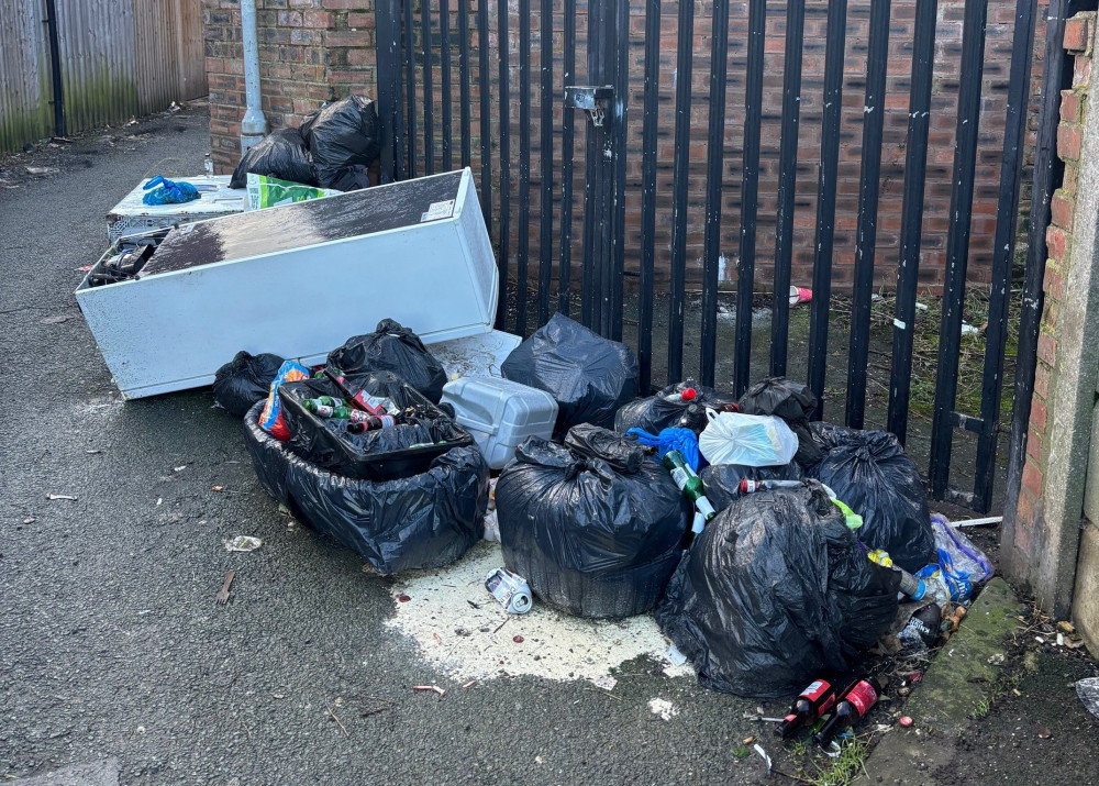 Fly-tipping costs councils across England millions of pounds every year in clean-up costs (Image via: Cheshire West and Chester Council)