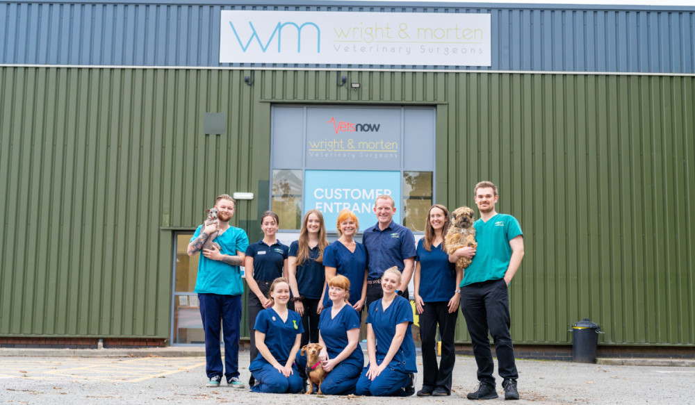 Wright and Morten Vets are celebrating one year at their new home (Credit: Wright and Morten Vets)