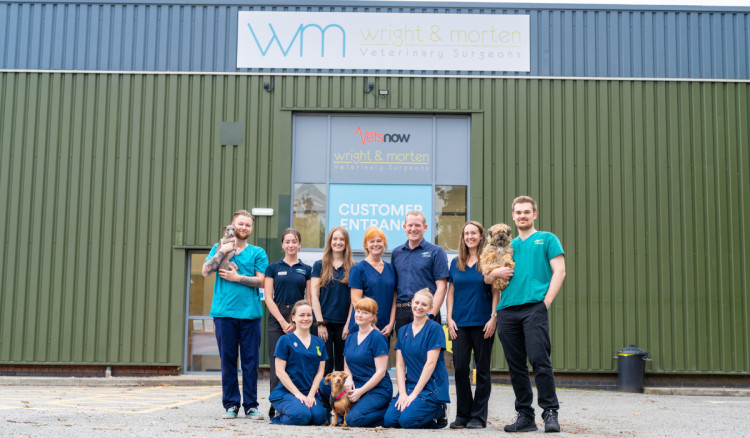 Wright and Morten Vets are celebrating one year at their new home (Credit: Wright and Morten Vets)