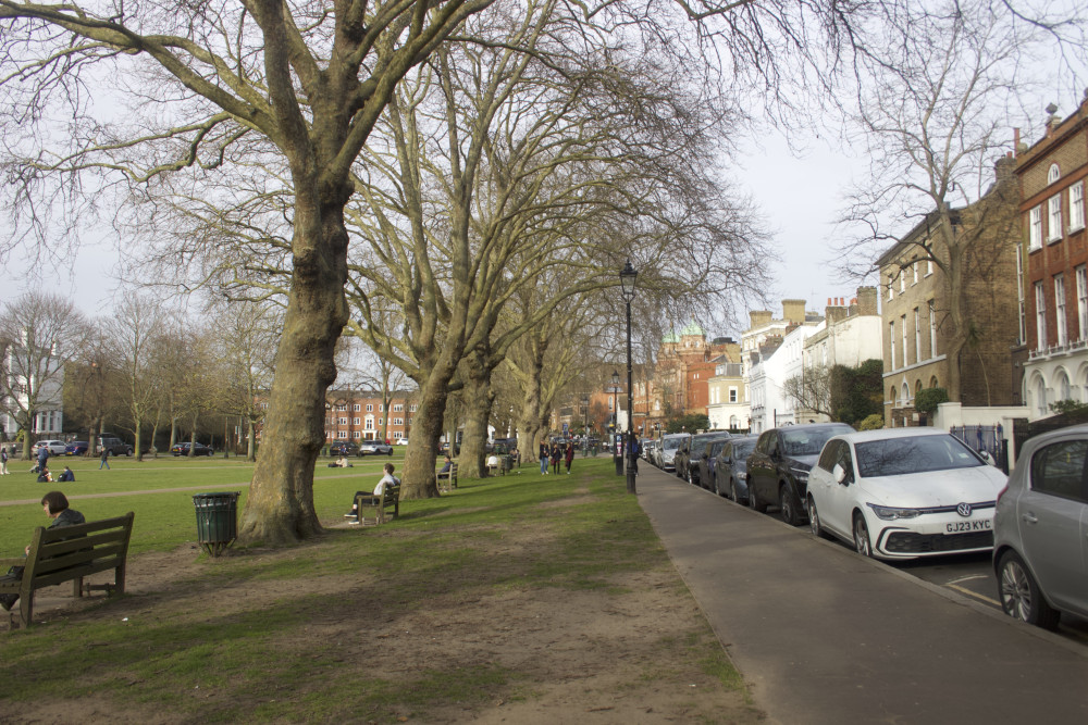 The Green, Richmond will be closed for filming on 11 November (credit: Cesar Medina).