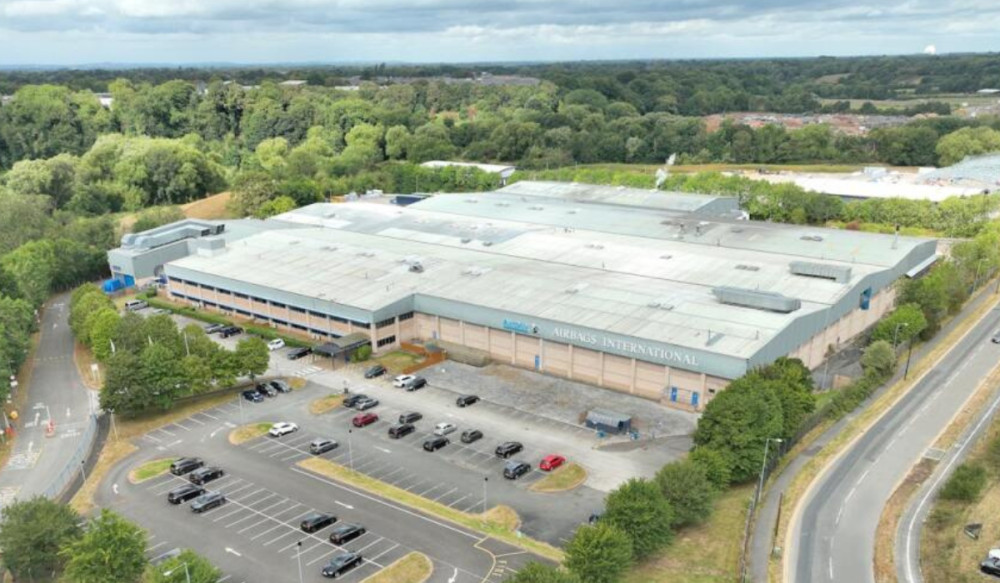 The former Airbags International factory is up for sale (Credit: Rightmove/Sixteen Real Estate)