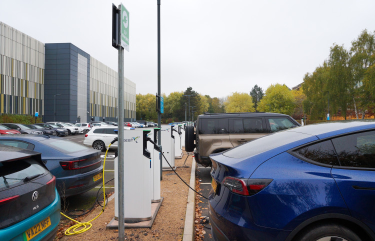 The 142 chargers have been installed at 14 locations at the University of Warwick (image via Zest)