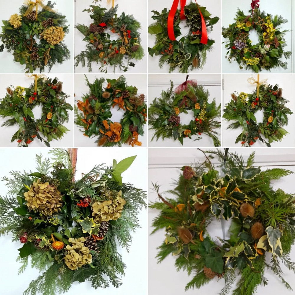 Natural Christmas Wreath Weaving Workshop