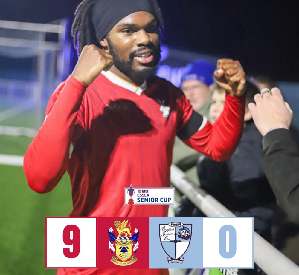 Jesse Nwabueze scored five in cup romp as Millers put Fleet to flight
