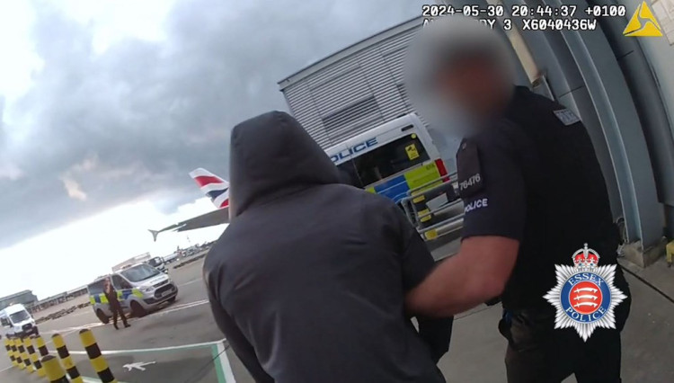 Temitope Adeyinka was arrested by Essex Police officers