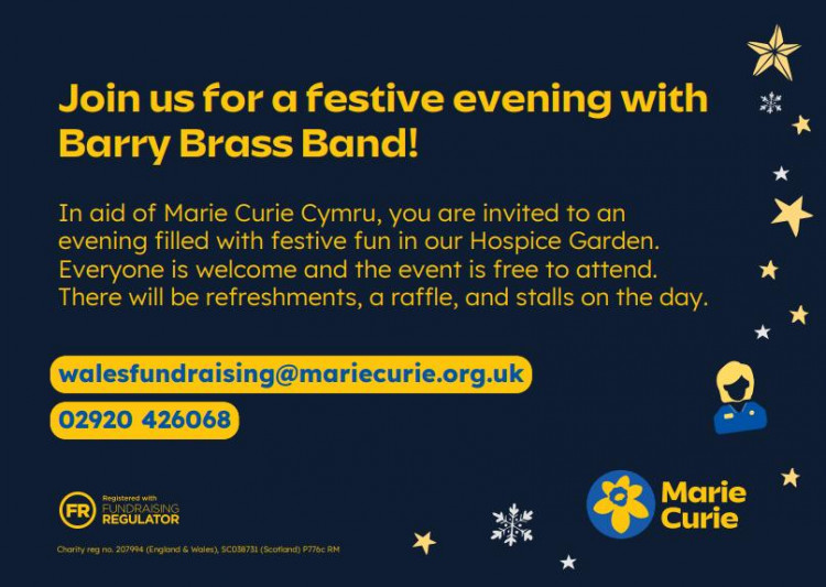 An evening with Barry Brass Band in aid of Marie Curie