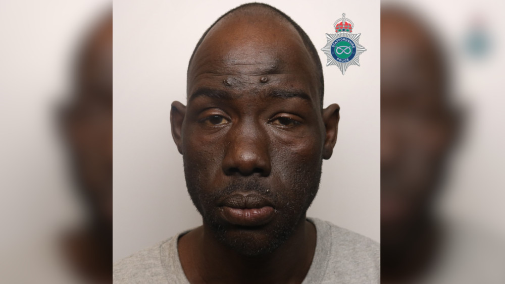 Abdulrahin Abbker was sentenced to two years in prison at Stoke-on-Trent Crown Court on Wednesday (image via Staffordshire Police)
