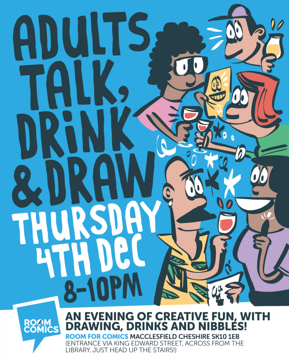 TALK, DRiNK & DRAW! (18+)