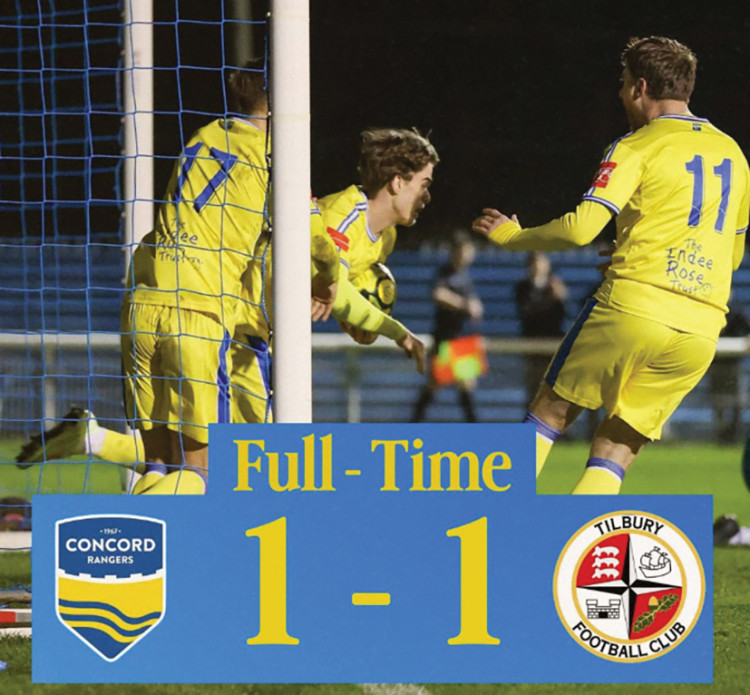 Disappointment at the end for Dockers as Bobby Kelman forced the ball home for Rangers.