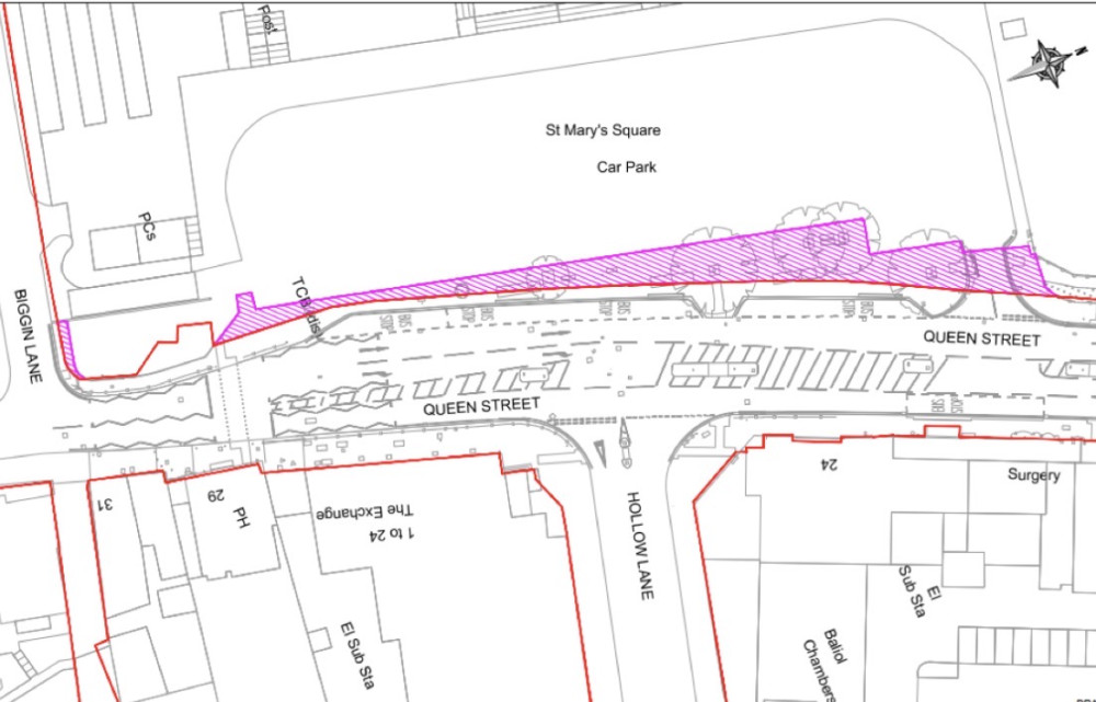 St Mary’s car park proposed works