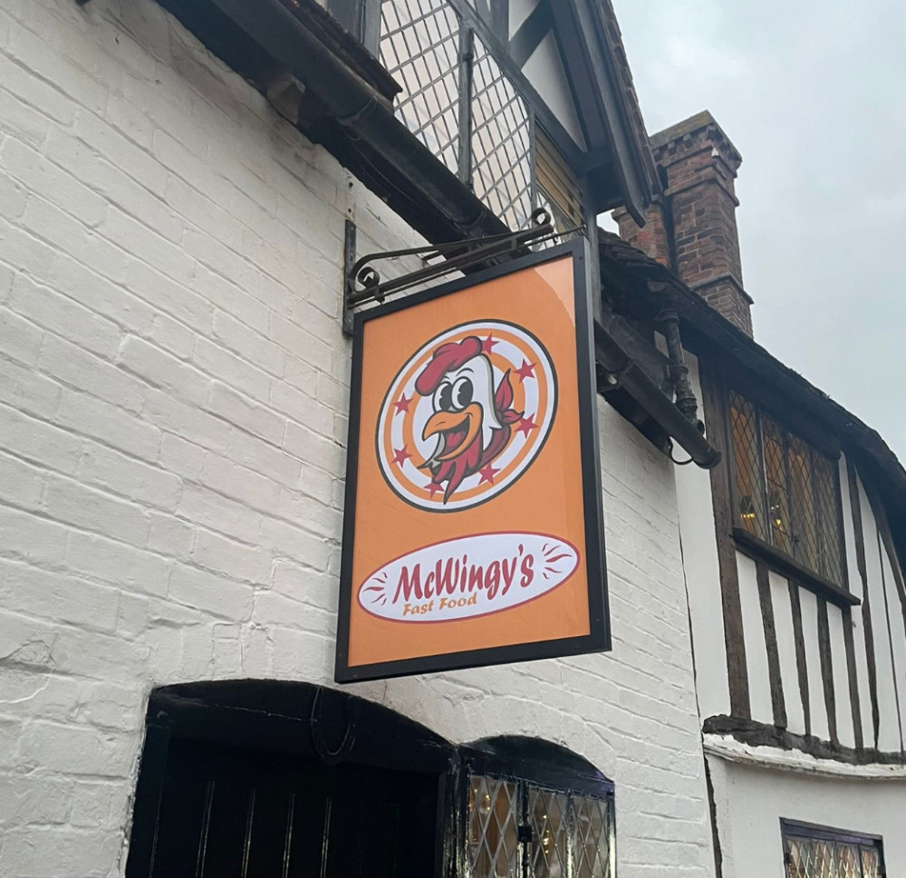 Warwick's Oken tea room became a chicken shop for the day (image supplied) 