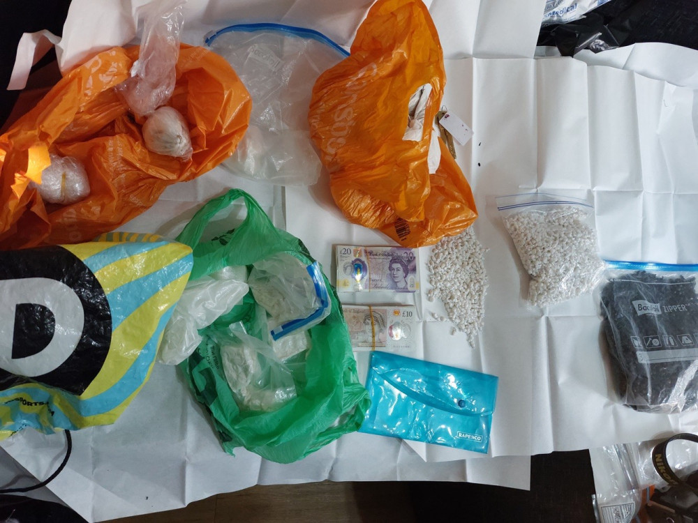 The operation seized nearly two kilograms of Class A drugs, preventing them from reaching communities across the UK