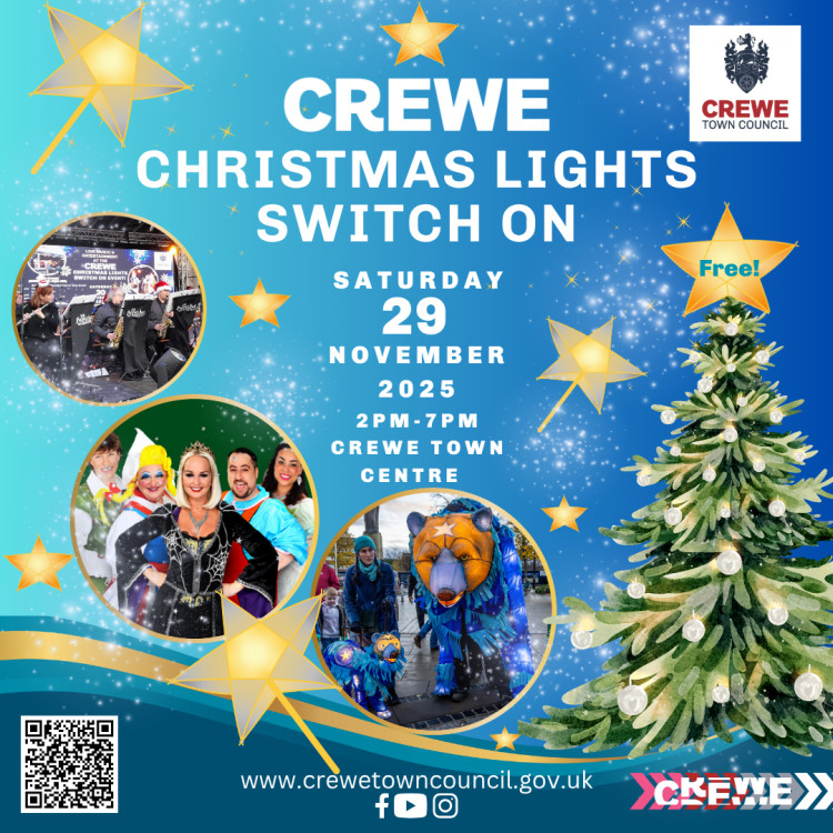Crewe Christmas Lights Switch On event