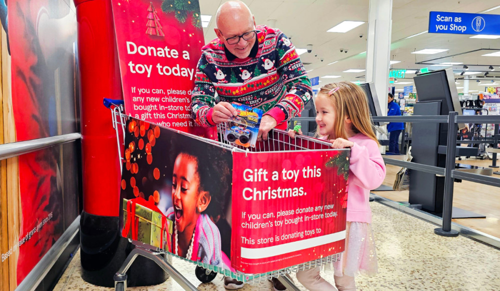 Hibel Road Tesco is collecting toys for Macclesfield Hospital (Credit: Tesco)