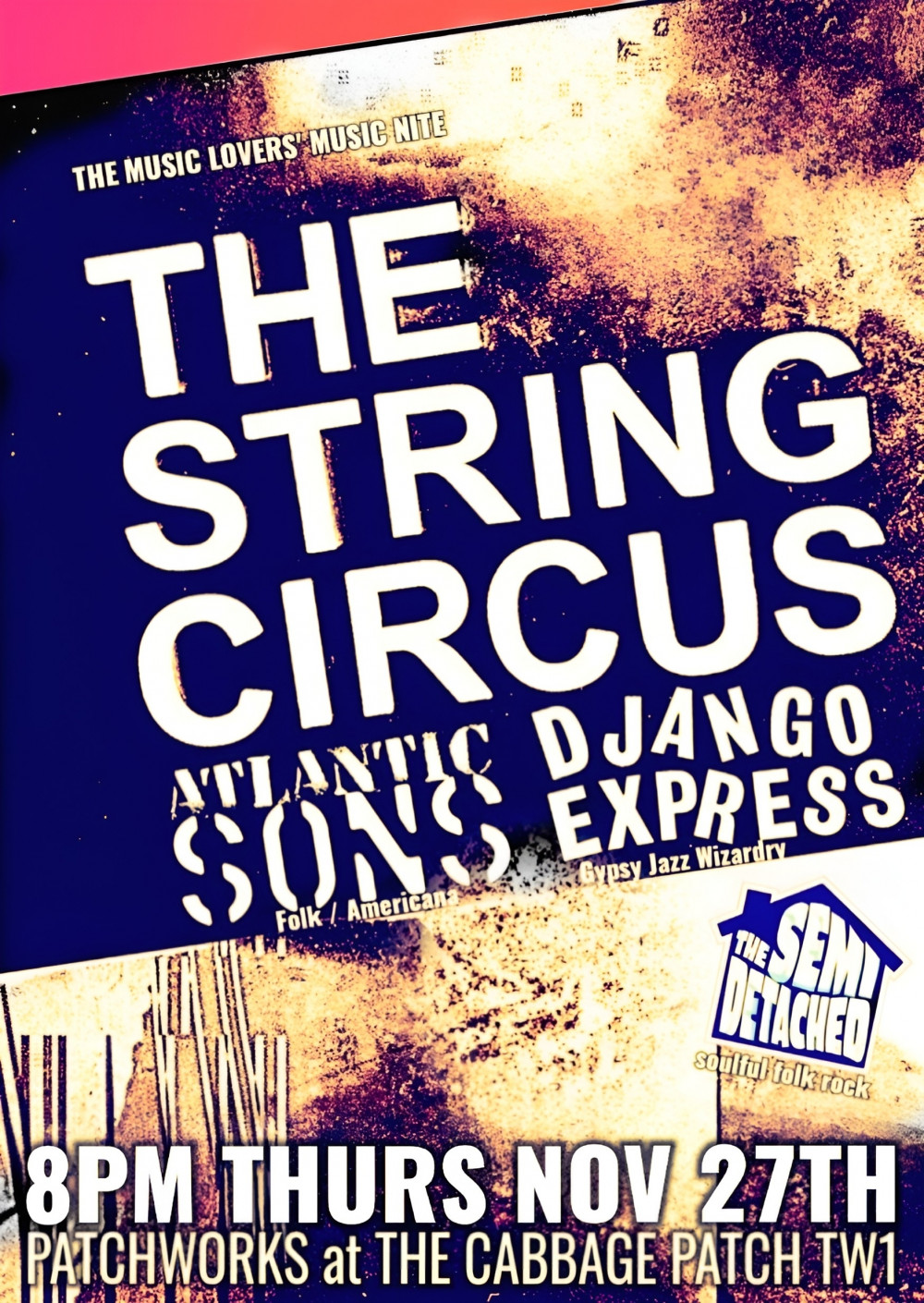 THE STRING CIRCUS with ATLANTIC SONS and DJANGO EXPRESS