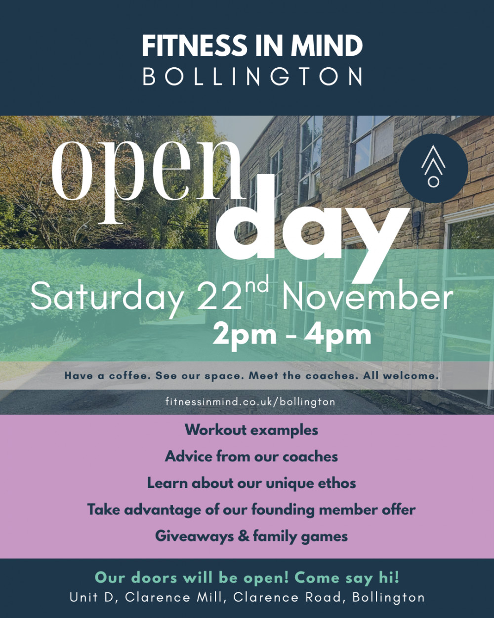 Fitness in Mind,  Bollington - Open Day