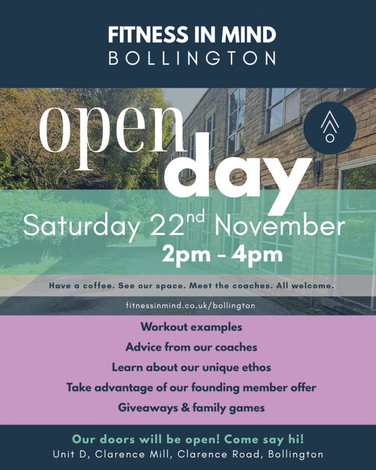 Fitness in Mind,  Bollington - Open Day