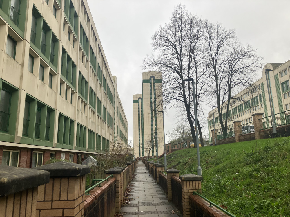 A tenant of Hanover Towers in Stockport said people are ‘absolutely terrified’ after concerns were raised about potential safety issues (Image - Declan Carey LDRS)