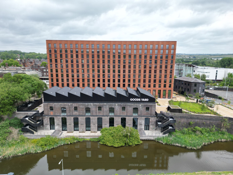 The path connects Stoke-on-Trent Station to nearby Goods Yard (image via Capital&Centric)