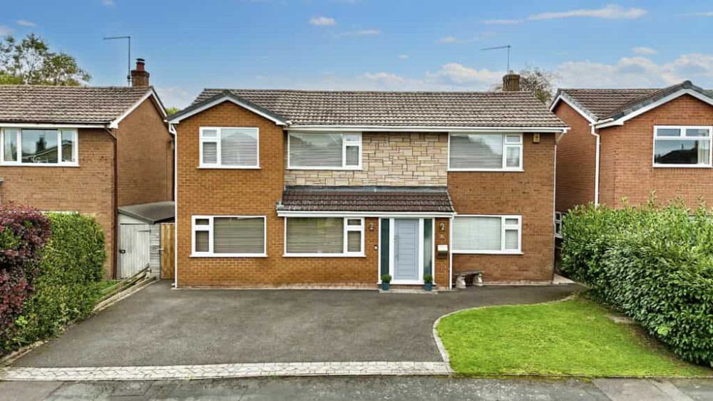 The four-bedroom detached home at Hellath Wen, Nantwich (Photo: James Du Pavey).