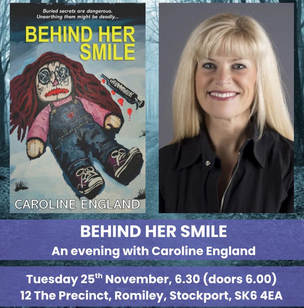 Behind Her Smile book launch - an evening with Caroline England