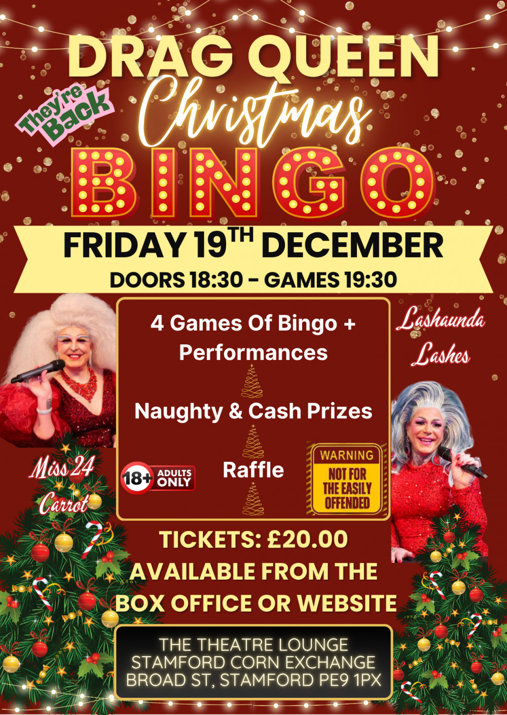 Drag Queen Christmas Bingo 
