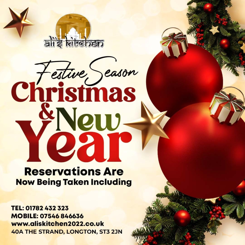 Booking is now open for Christmas Day at Ali's Kitchen (image via Ali's Kitchen)