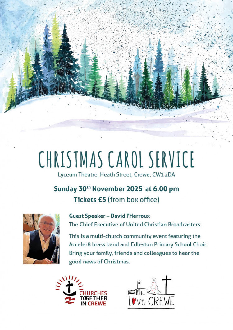 Love Crewe joint churches Christmas Carol Service