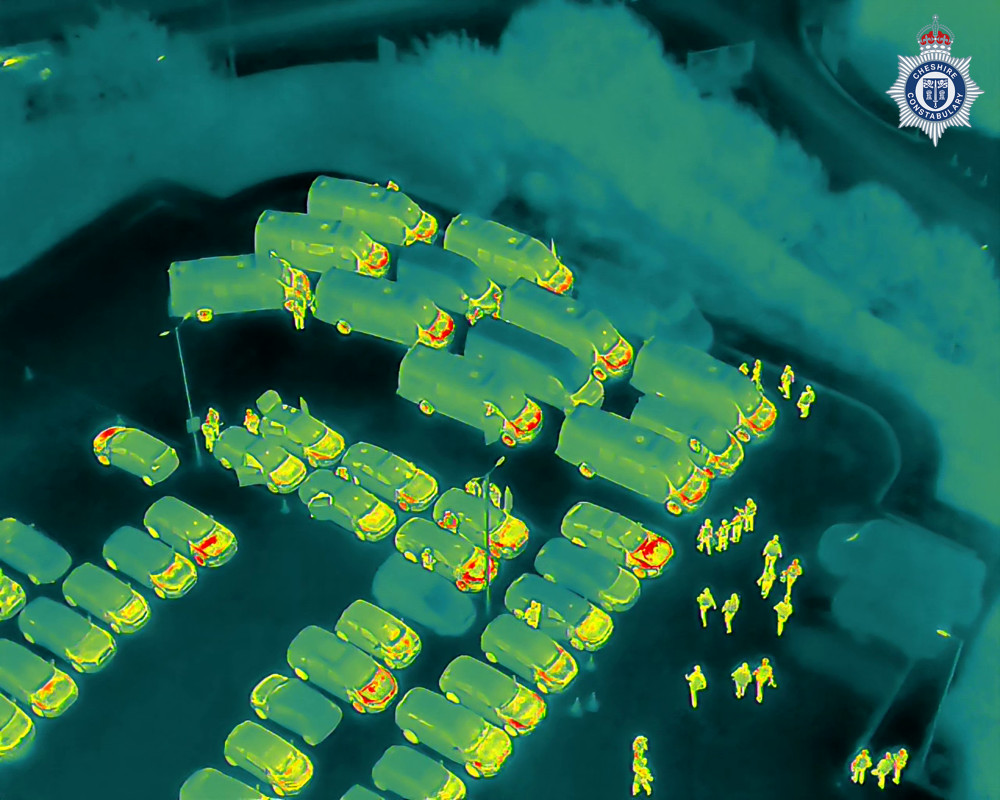 The operation was rolled out with the goal of targeting criminals who remained wanted and had yet to be brought into police custody (Image via: Cheshire Constabulary)
