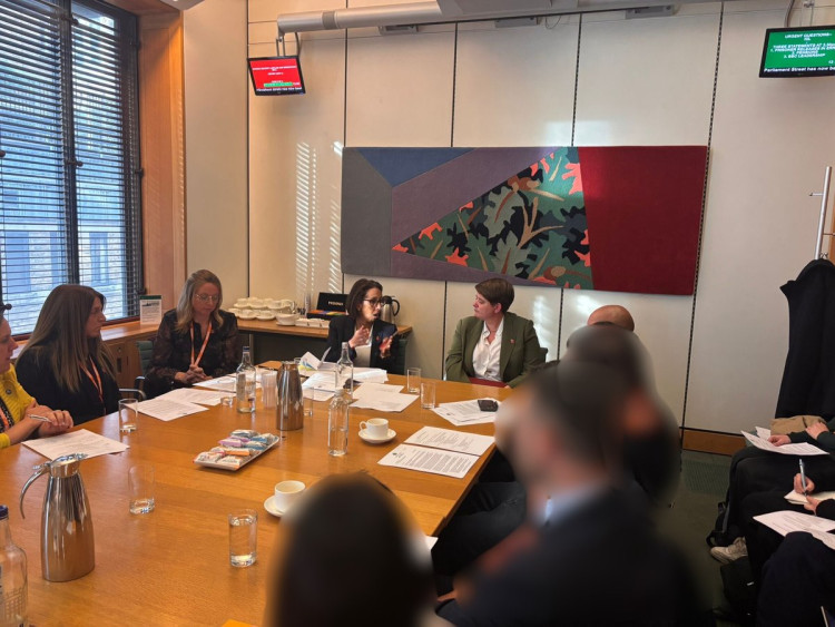 Twickenham MP Munira Wilson met parents in Parliament to discuss urgent reforms to safeguarding in early years settings following abuse at Twickenham Green Montessori (credit: munirawilson/X).